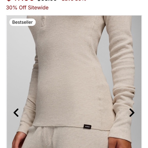 Prana Touchstone Henley - Picture 6 of 12